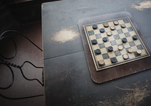 A Checker Board — Fotografie, imagine de stoc