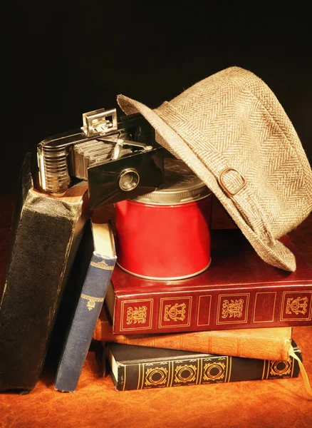 Antique Books In A Still Life — Stock Photo, Image