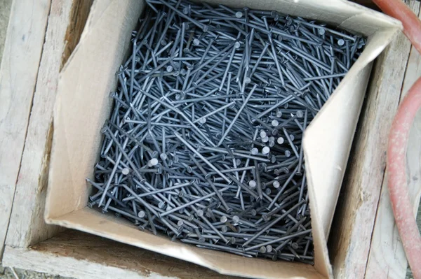 Box Of Nails — Stock Photo, Image