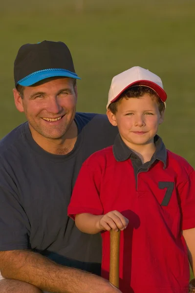 Portrait Of Father And Son — Stock Photo, Image