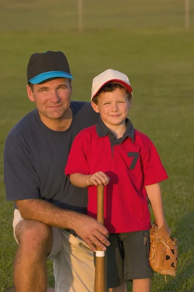 Ritratto di padre e figlio — Foto Stock