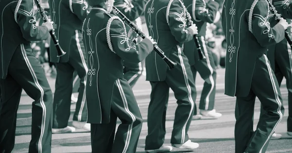 En marching band — Stockfoto