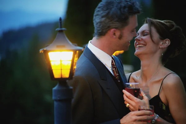 Una serata romantica fuori — Foto Stock