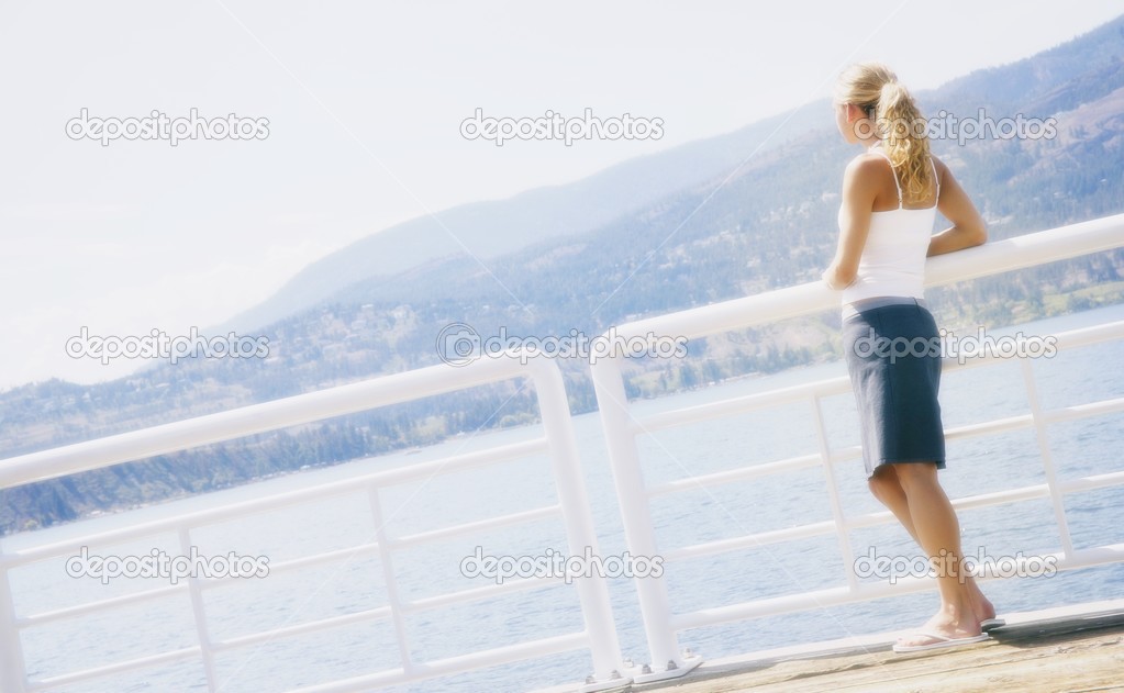 Woman Enjoys The View