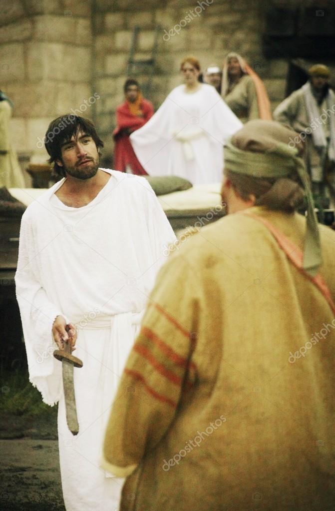 Jesus Talking To Disciple