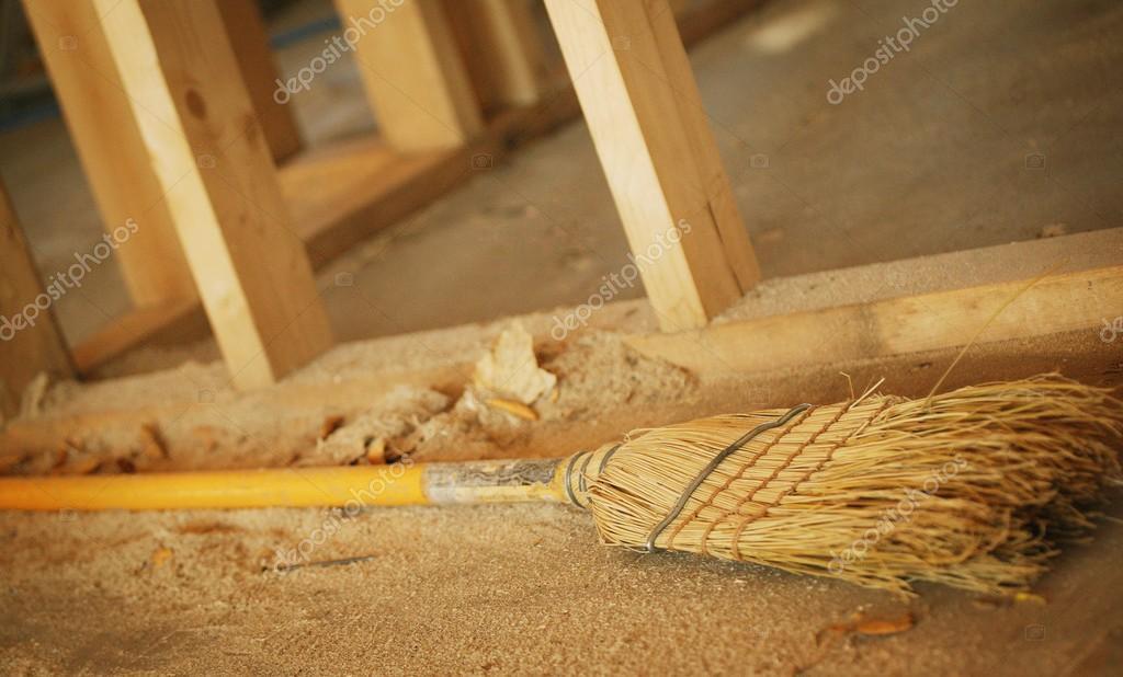Broom In Construction Area Stock Photo by ©DesignPicsInc 31625697