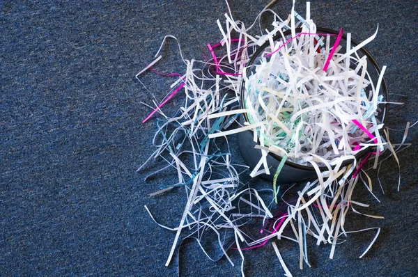 Piles Of Shredded Paper — Stock Photo, Image