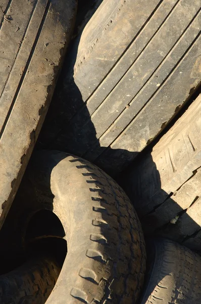 Close Up Of Tyres — стоковое фото