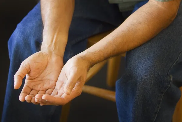 Hands Of Desperation — Stock Photo, Image