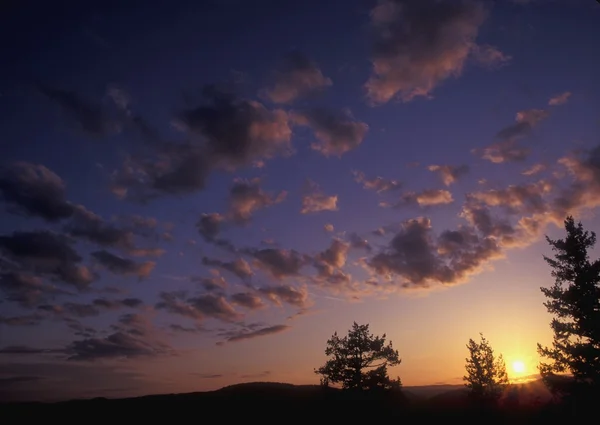 Vackra solnedgången — Stockfoto