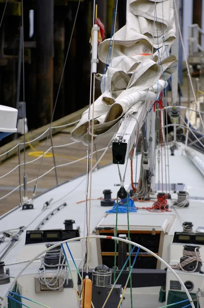 Zeil van zeilboot — Stockfoto