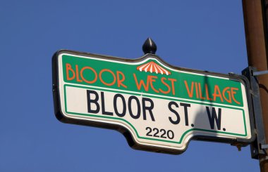 Bloor st Batı toronto Kanada kayıt