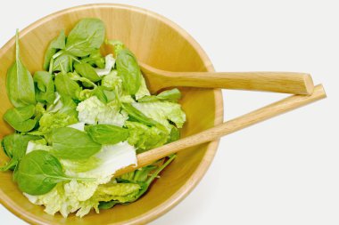 karışık yeşil salata