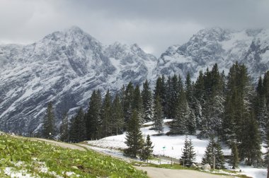 berchtesgaden Alman Bavyera Alpleri'nde