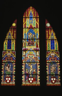 Stained Glass Window Chartres Cathedral clipart