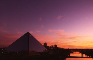 mississippi Nehri kanalı'nın manzarası