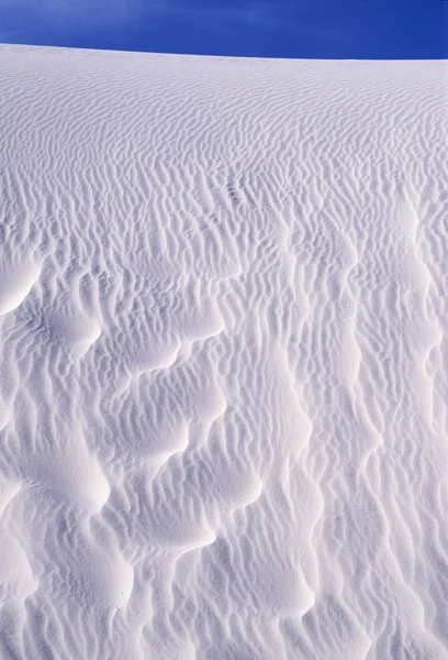 Національний пам'ятник білим піскам у Нью-Мексико — стокове фото
