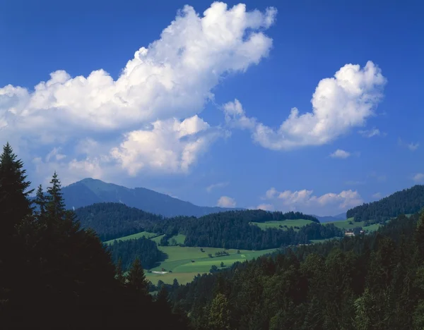 Avusturya tirol bölgesinin dağ sahnede — Stok fotoğraf