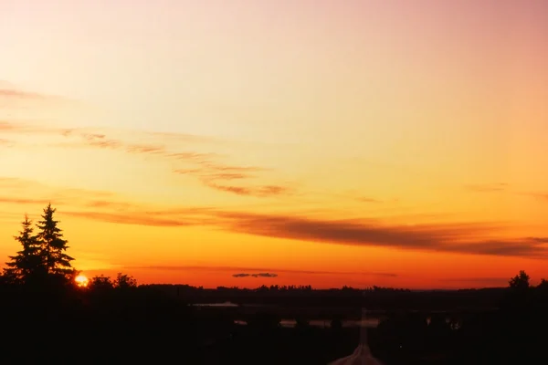 Ein schöner Sonnenuntergang — Stockfoto