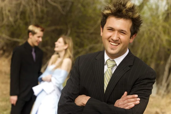 Portrait Of Best Man — Stock Photo, Image