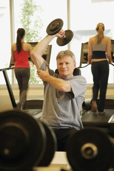 Working Out At The Gym — Stock Photo, Image