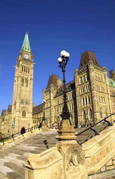 Grand Ornate Buildings And Clock Tower — Stock Photo, Image