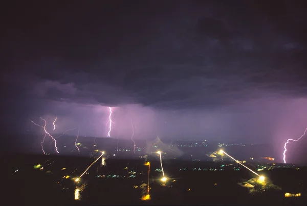 Tempestade elétrica no Arizona — Fotografia de Stock