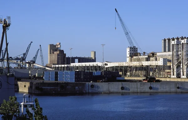 Een haven van de stad — Stockfoto