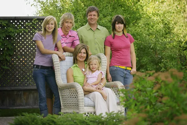 Familjeporträtt — Stockfoto