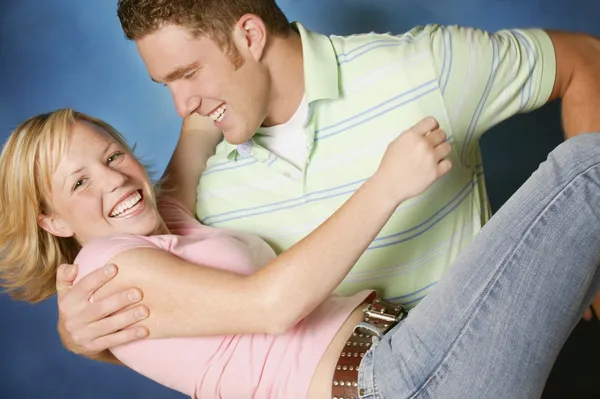 Couple Play Fight — Stock Photo, Image