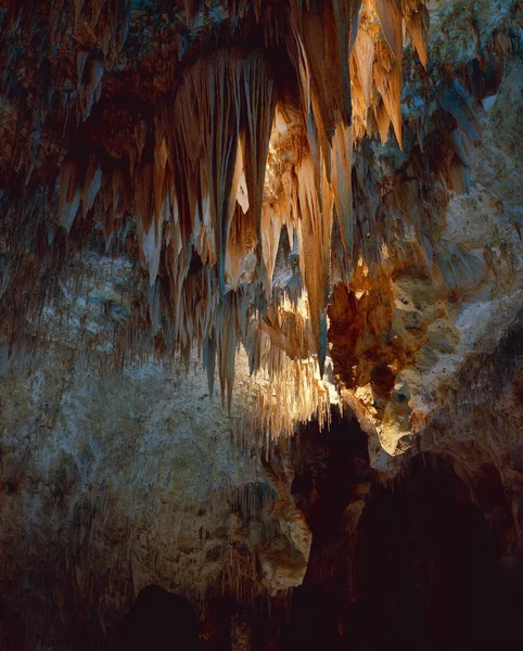 Stalagmiter, carlsbad caverns national park — Stockfoto