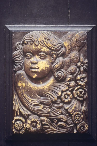 Angel Door Plaque — Stock Photo, Image