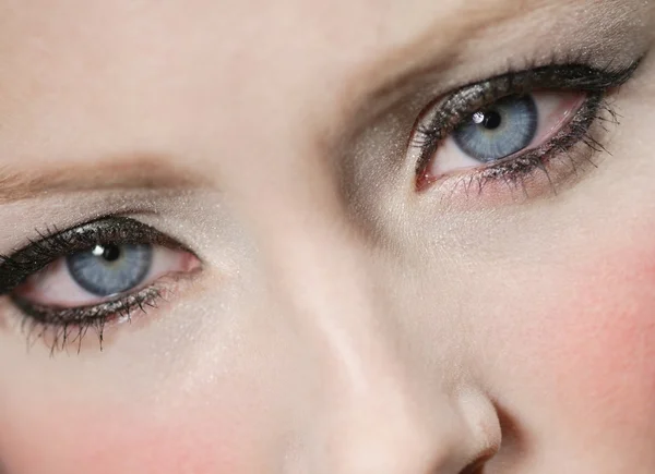 Close Up Of Woman 's Eyes — стоковое фото