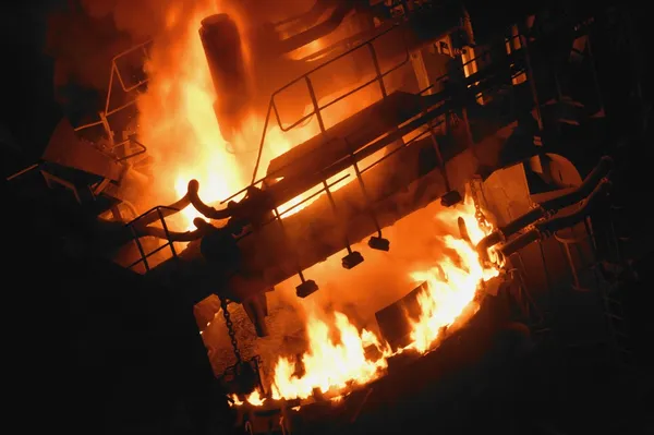 Molten Steel Factory — Stock Photo, Image