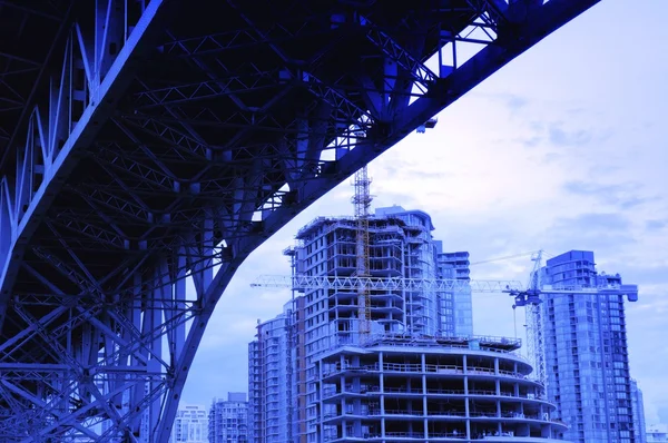 Building Being Built — Stock Photo, Image