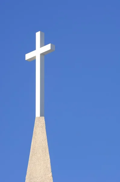 Weißes Kreuz — Stockfoto