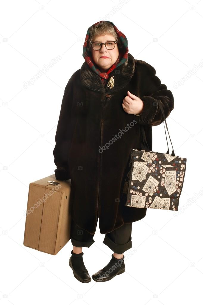 Woman With Luggage