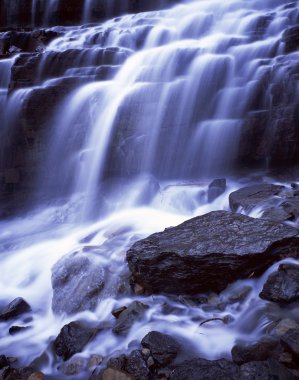 şelale CASCADE Dağları, buzul Ulusal Parkı