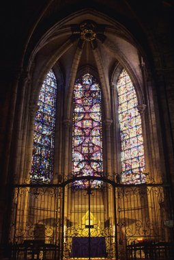 Chapel Interior Of Chartres Cathedral clipart