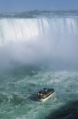 Niagara Şelaleleri ve hizmetçi sis, ontario, Kanada