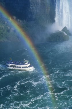 Niagara Şelaleleri ve hizmetçi sis, ontario, Kanada