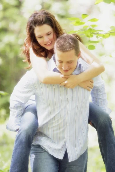 Couple Hanging Out Together — Stock Photo, Image