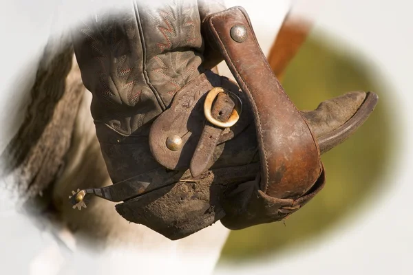 En cowboy boot — Stockfoto