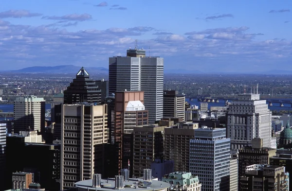 Centro de Montreal — Fotografia de Stock