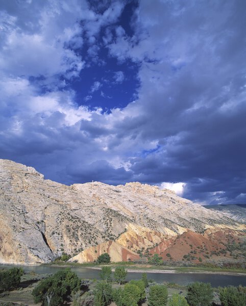 Scene Along The Yampa River, Dinosaur National Monument, Colorado, Usa