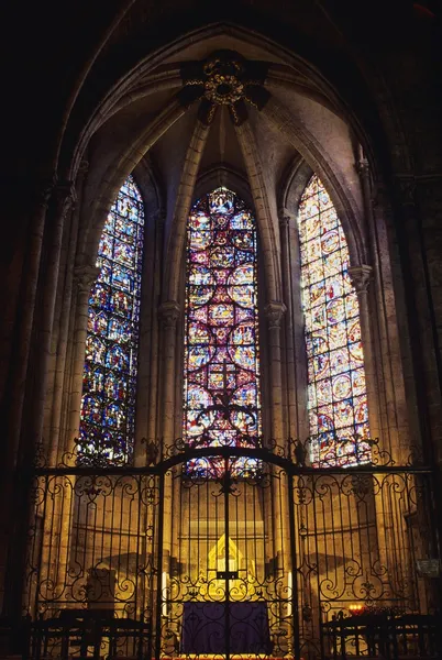 Kaple Interiér katedrály chartres — Stock fotografie