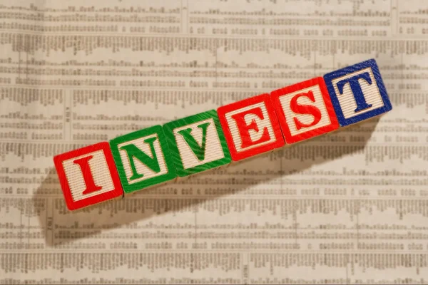 Investire nel mercato azionario — Foto Stock