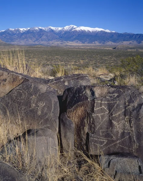 Ancient Drawings On Rock — Stock Photo, Image