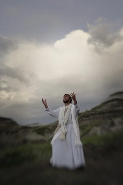 Jesus Reaches Up — Stock Photo, Image