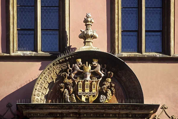 Old Town Coat Of Arms, Fégue, Чехия — стоковое фото
